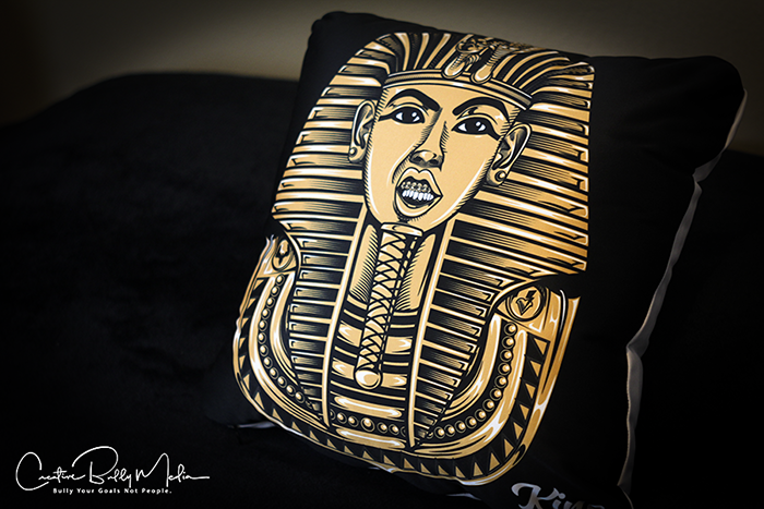 Emerge Gold Throw Pillows